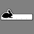 6" Ruler W/ Rabbit Silhouette (Right Side)